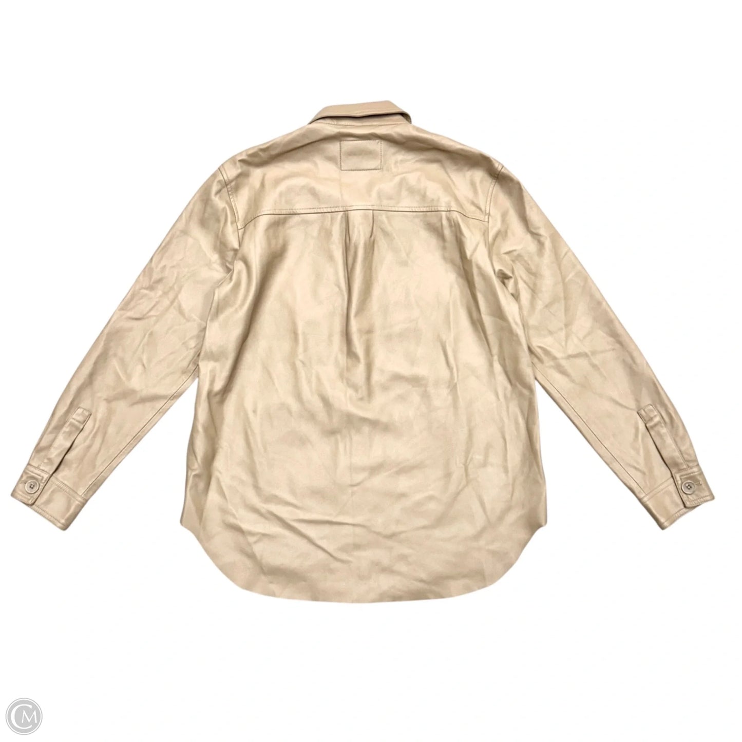 Jacket Shirt By Blanknyc In Cream, Size: M