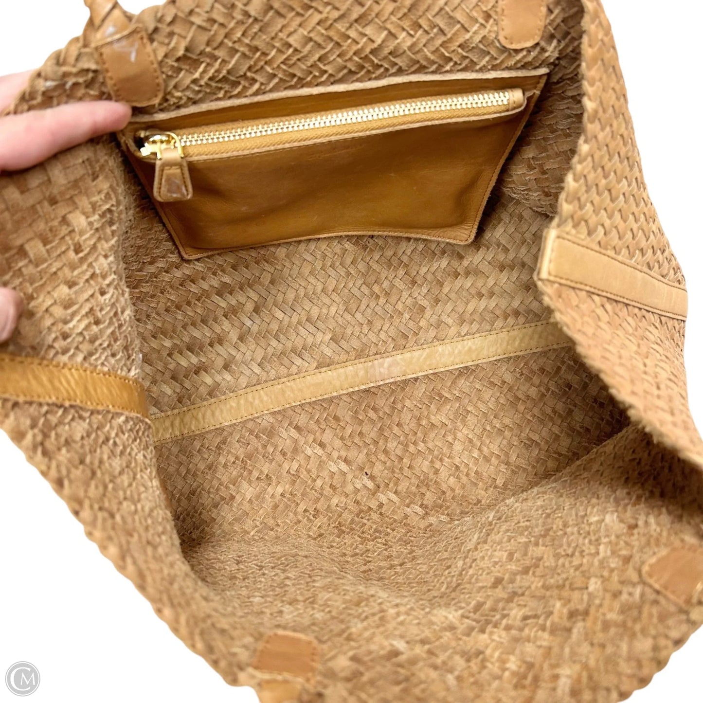 Tote Leather By Madewell, Size: Medium