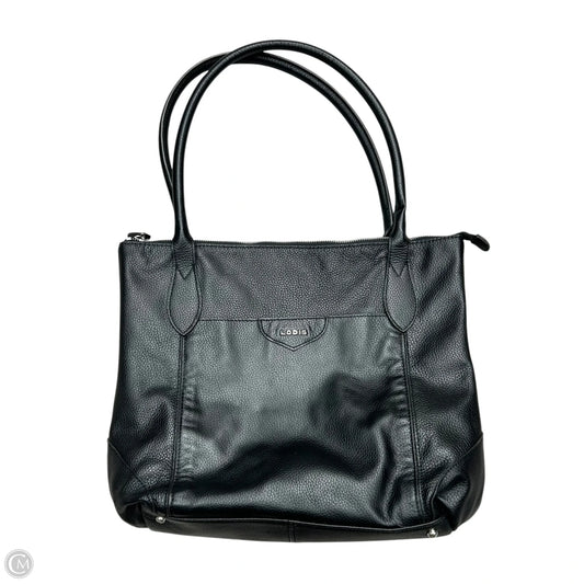 Handbag Leather By Lodis, Size: Large