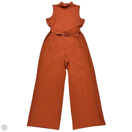 Jumpsuit By Express In Orange, Size: Xl
