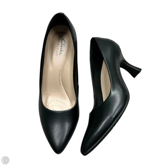 Shoes Heels Kitten By Clarks In Black, Size: 8