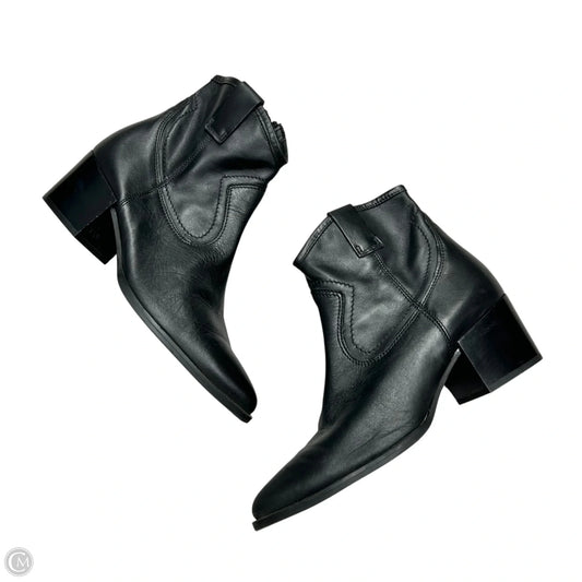 Boots Ankle Heels By Clarks In Black, Size: 8.5