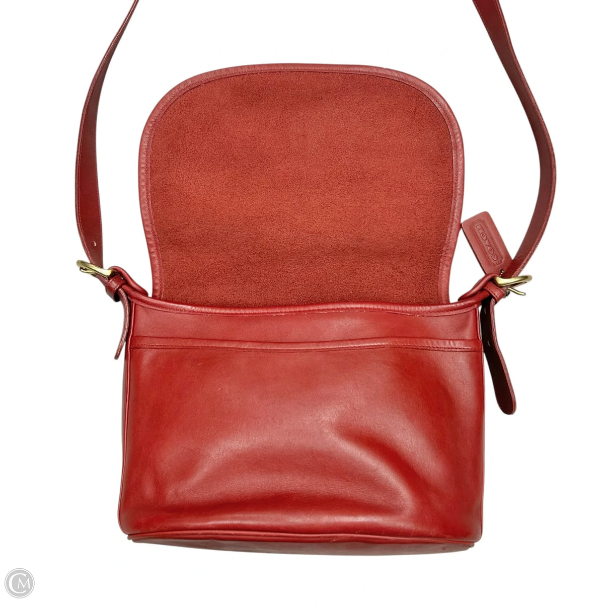Crossbody Designer By Coach, Size: Medium