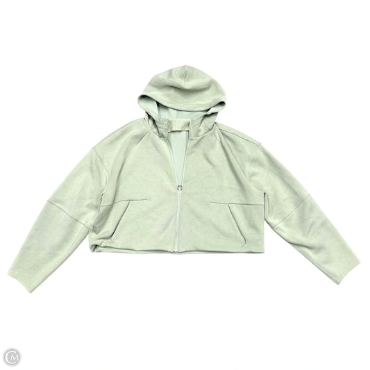 Athletic Jacket By Lululemon In Green, Size: Xl