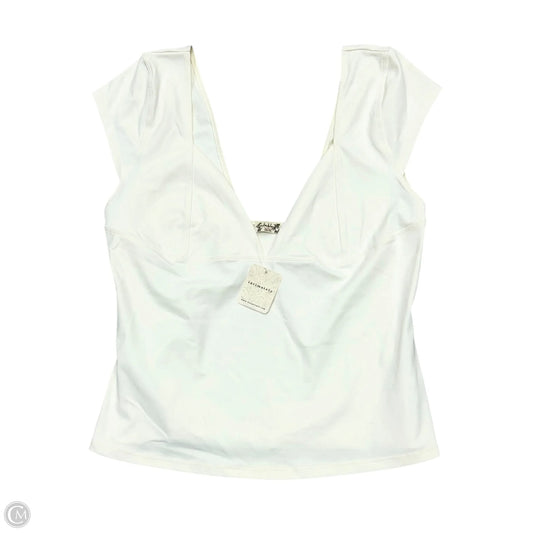 Top Sleeveless By Free People In Ivory, Size: Xl