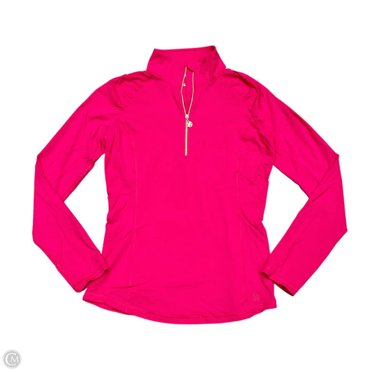 Athletic Top Long Sleeve Designer By Lilly Pulitzer In Pink, Size: M