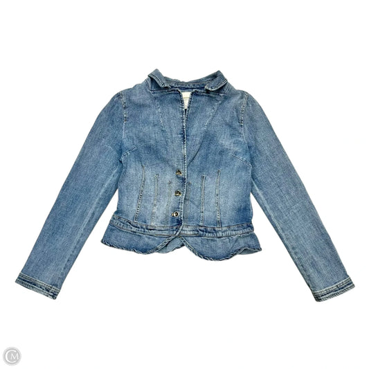 Jacket Denim By Pilcro In Blue Denim, Size: M