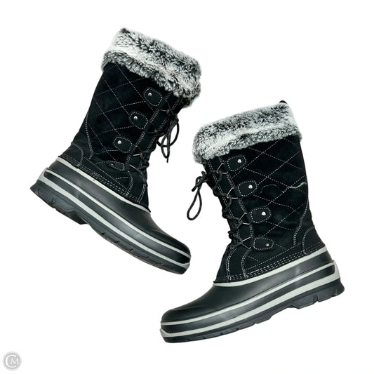 Boots Snow By Khombu In Black, Size: 9