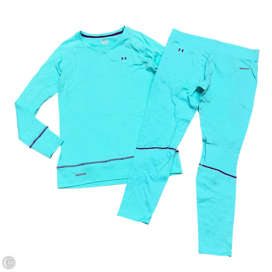 Athletic Pants 2pc By Under Armour In Aqua, Size: Xl