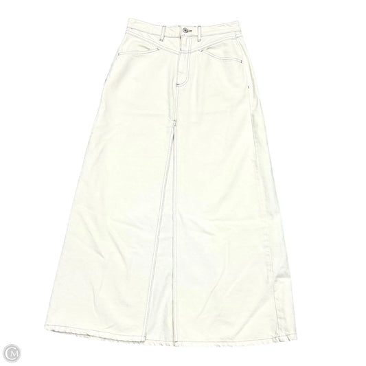 Skirt Maxi By We The Free In Cream Denim, Size: 4