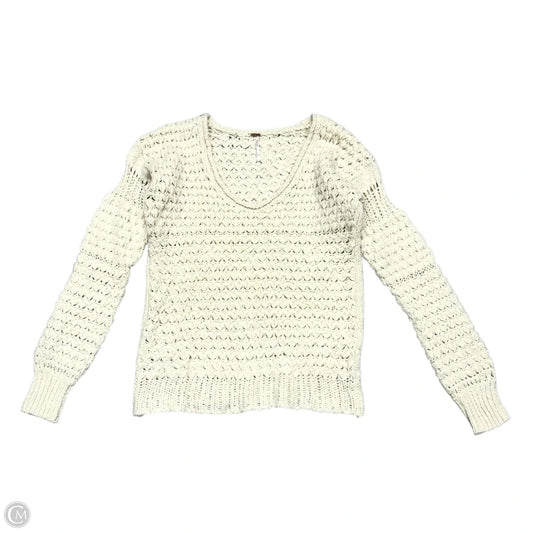 Sweater By Free People In Cream, Size: S