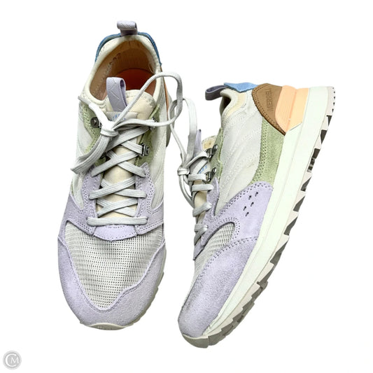 Shoes Sneakers By Merrell In Green & Purple, Size: 9