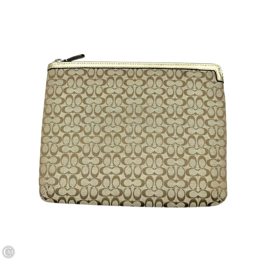 Laptop Sleeve Designer By Coach, Size: Small