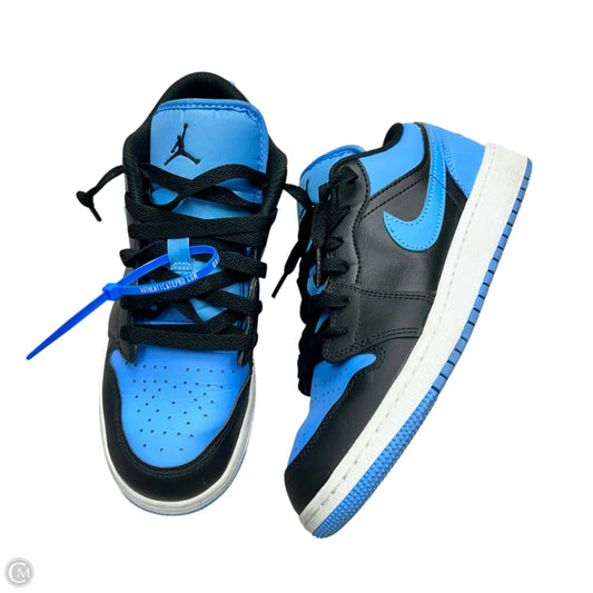 Shoes Luxury Designer By Jordan In Black & Blue, Size: 7