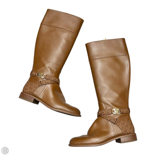 Boots Mid-calf Flats By Michael By Michael Kors In Brown, Size: 8.5