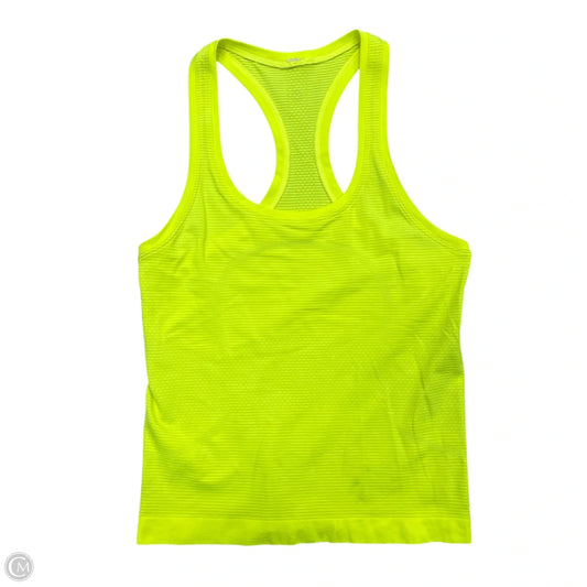 Athletic Tank Top By Lululemon In Yellow, Size: S