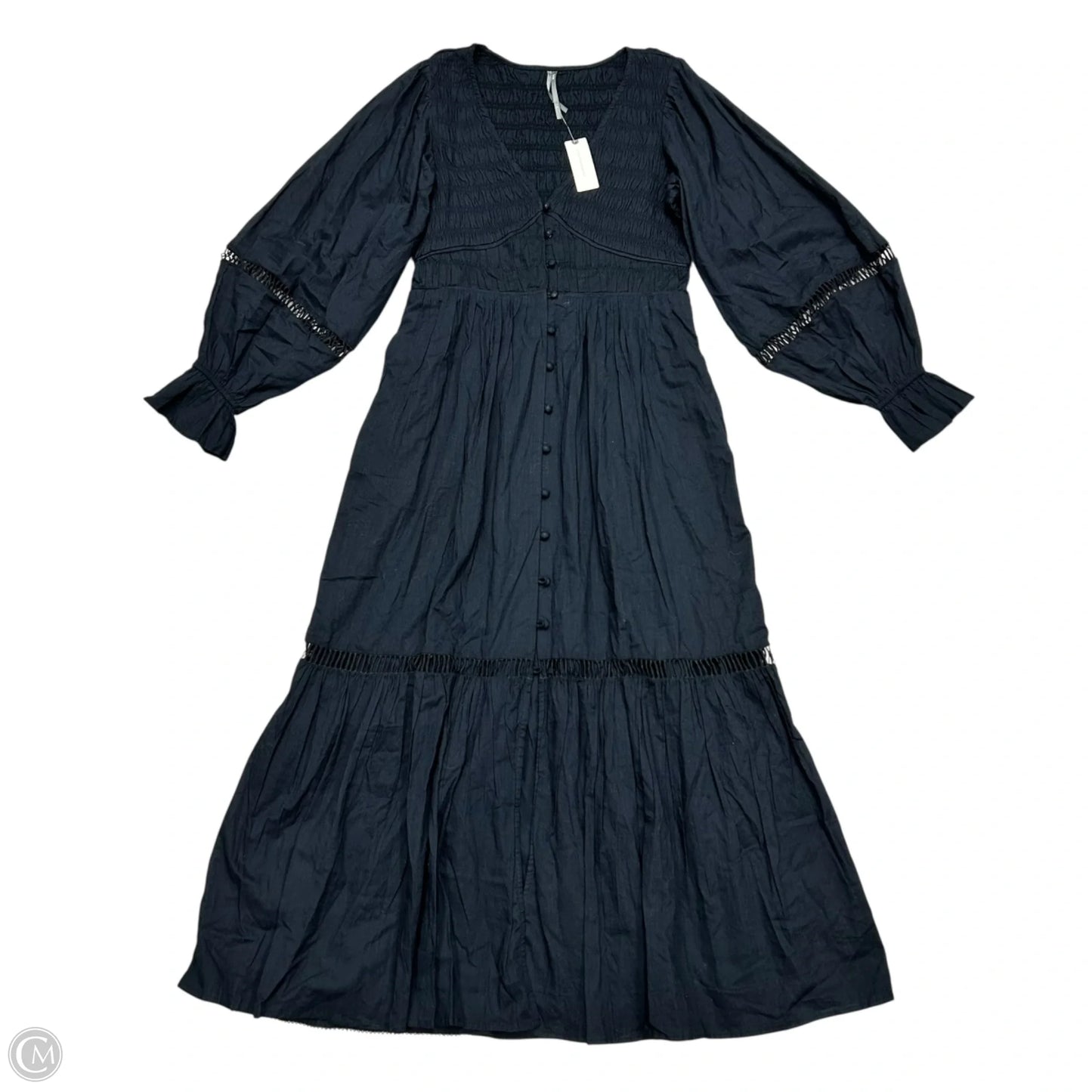 Dress Casual Maxi By Anthropologie In Black, Size: S