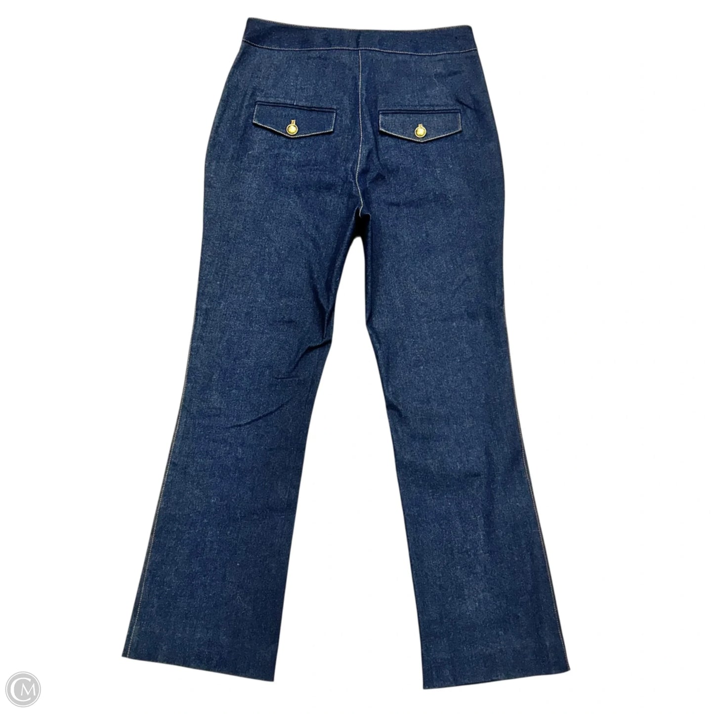 Jeans Straight By Veronica Beard In Blue Denim, Size: 8