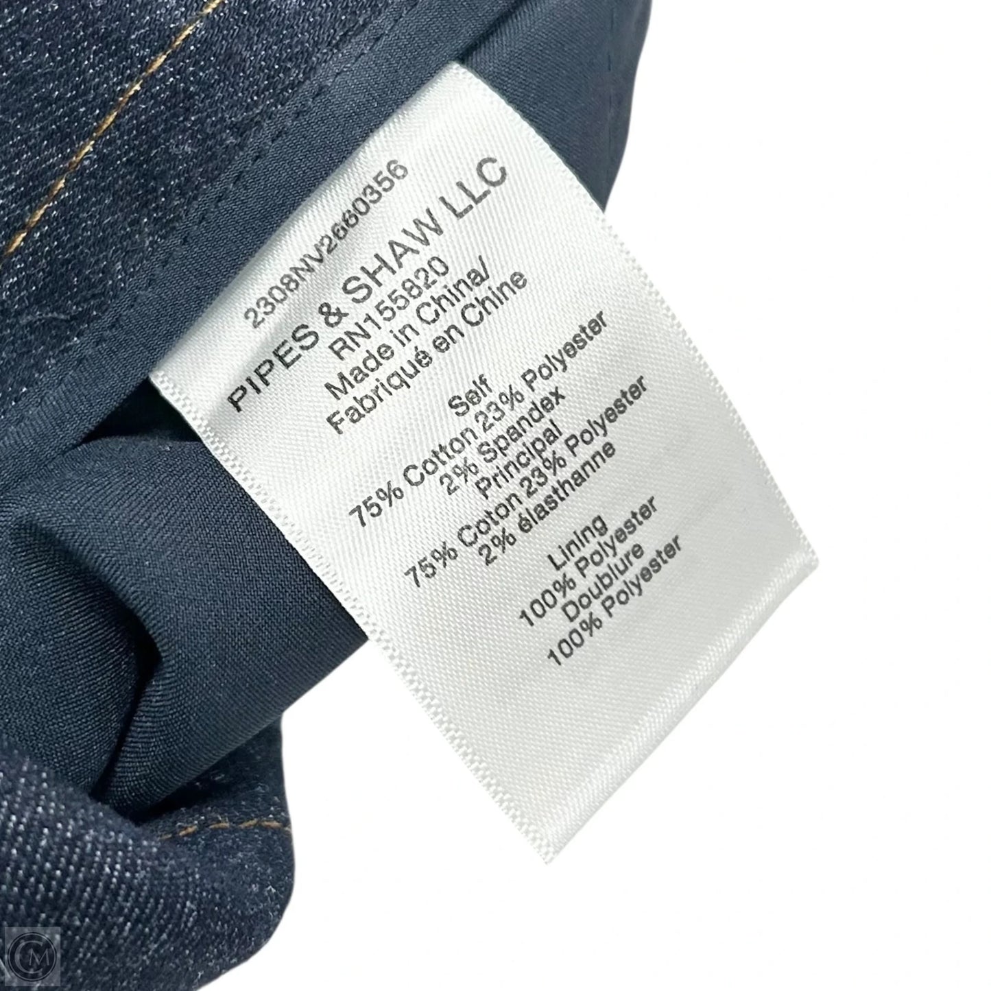 Jeans Straight By Veronica Beard In Blue Denim, Size: 8