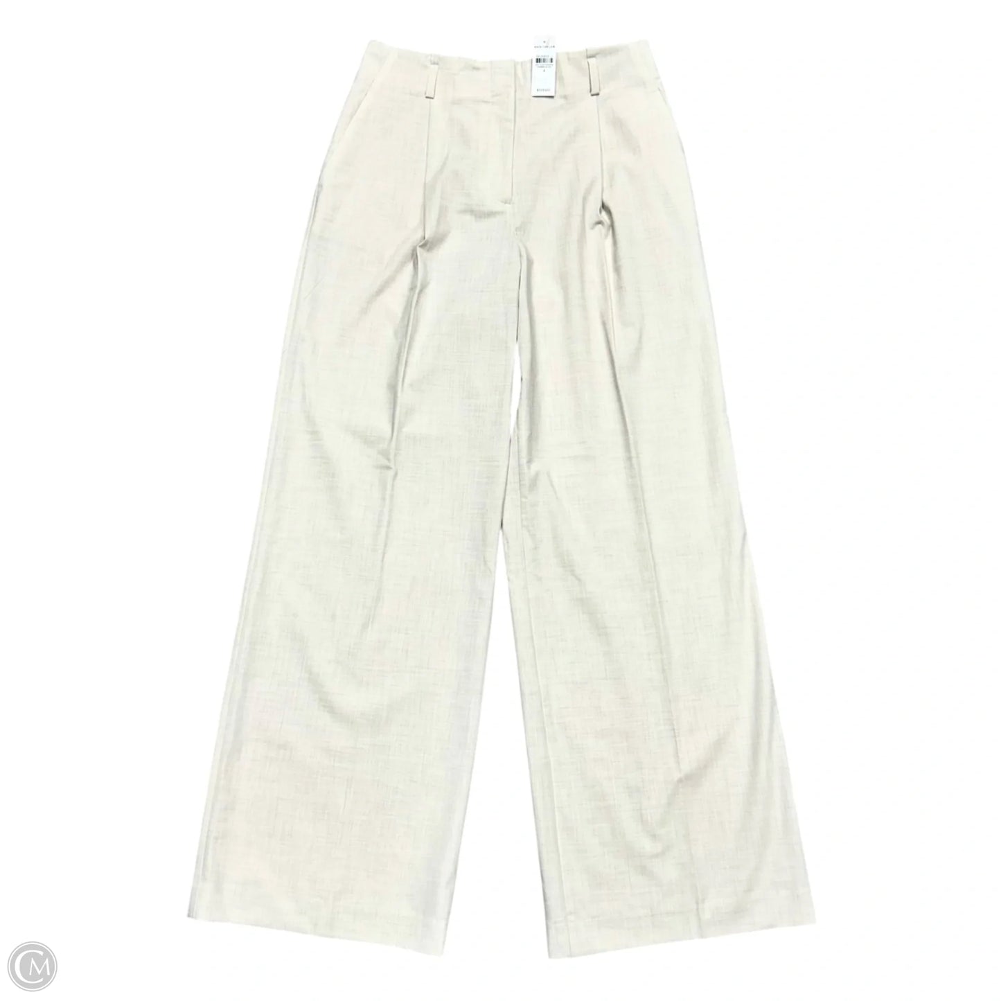 Pants Wide Leg By Ann Taylor In Ivory, Size: 4