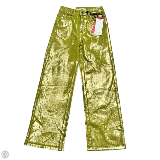 Jeans Straight By Q2 In Green, Size: 2