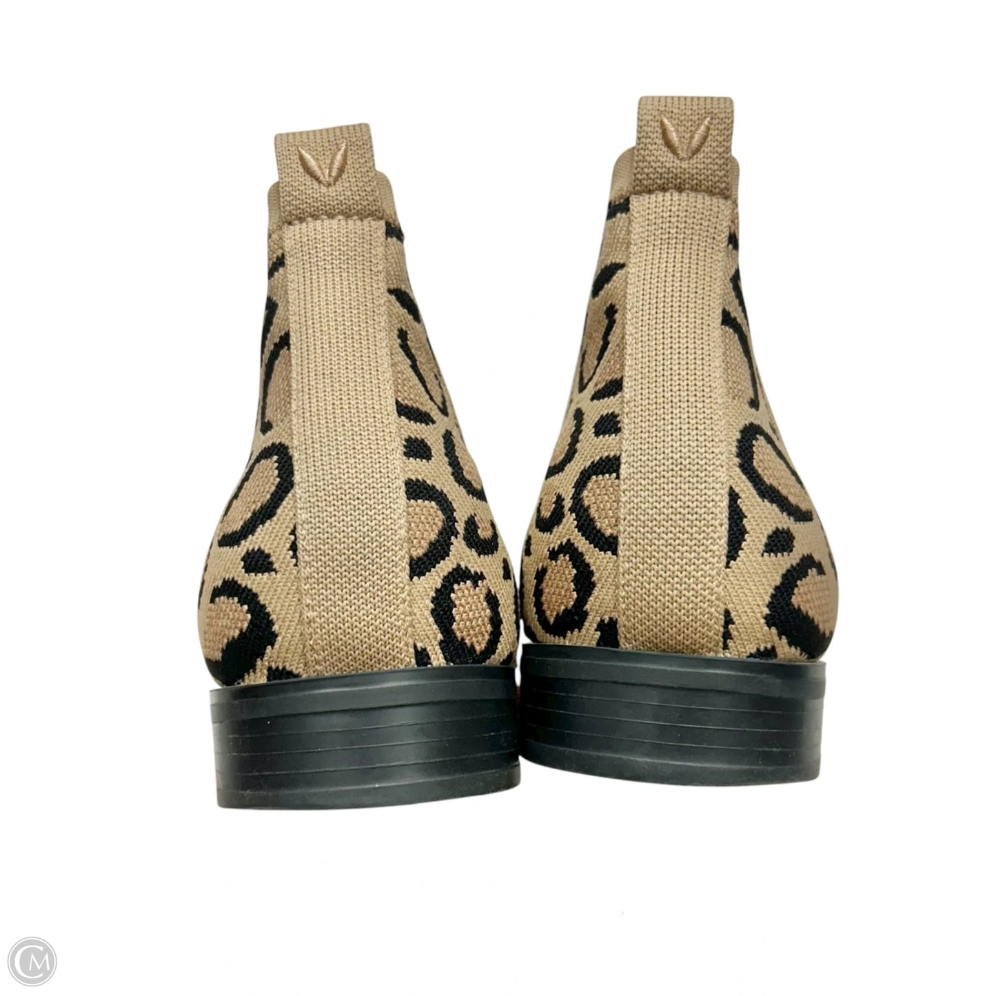 Boots Ankle Flats By Vivaia In Leopard Print, Size: 10