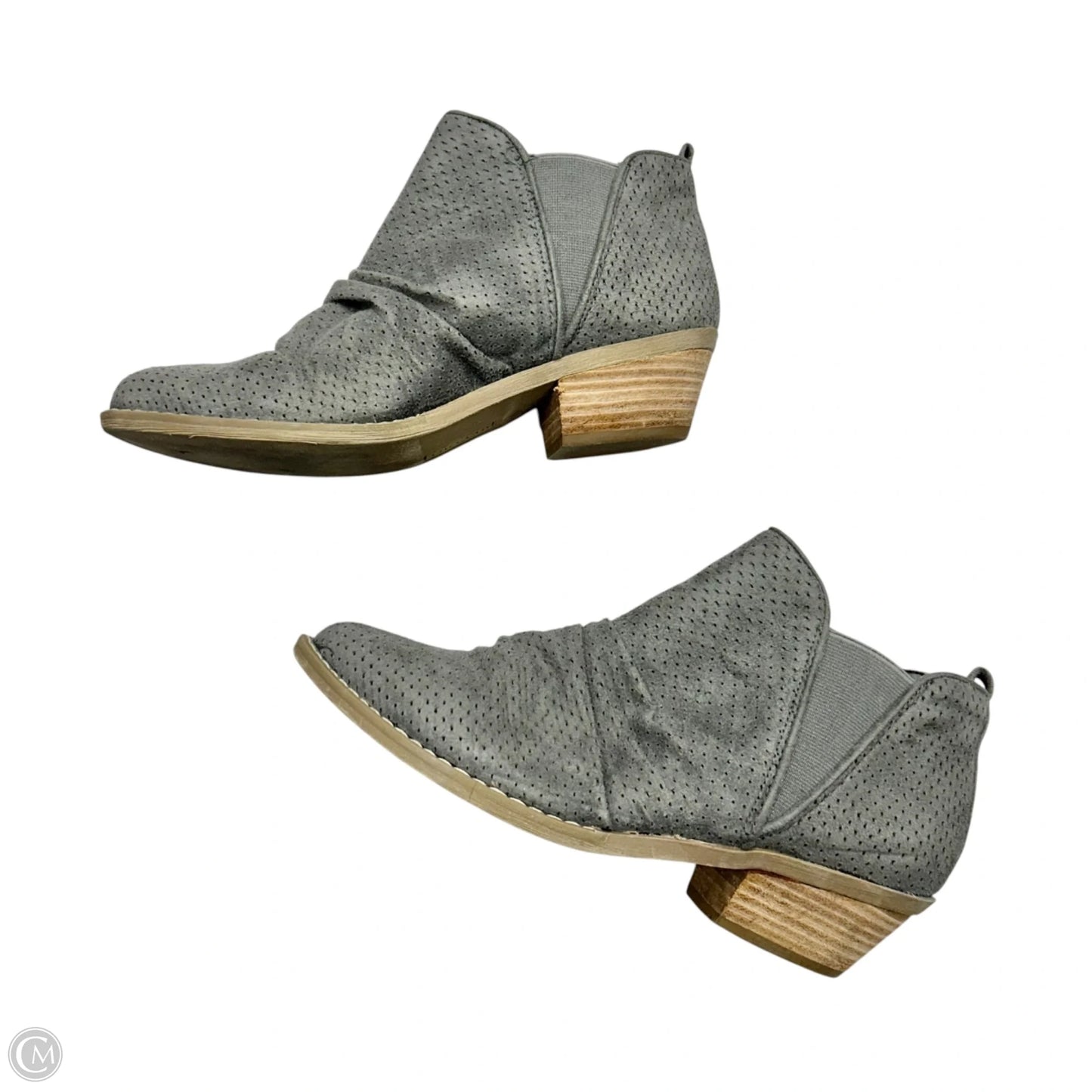 Boots Ankle Flats By Report In Grey, Size: 8.5