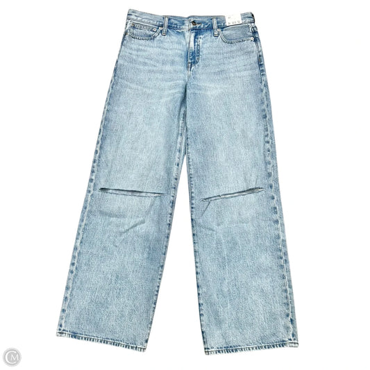 Jeans Wide Leg By J. Crew In Blue, Size: 4