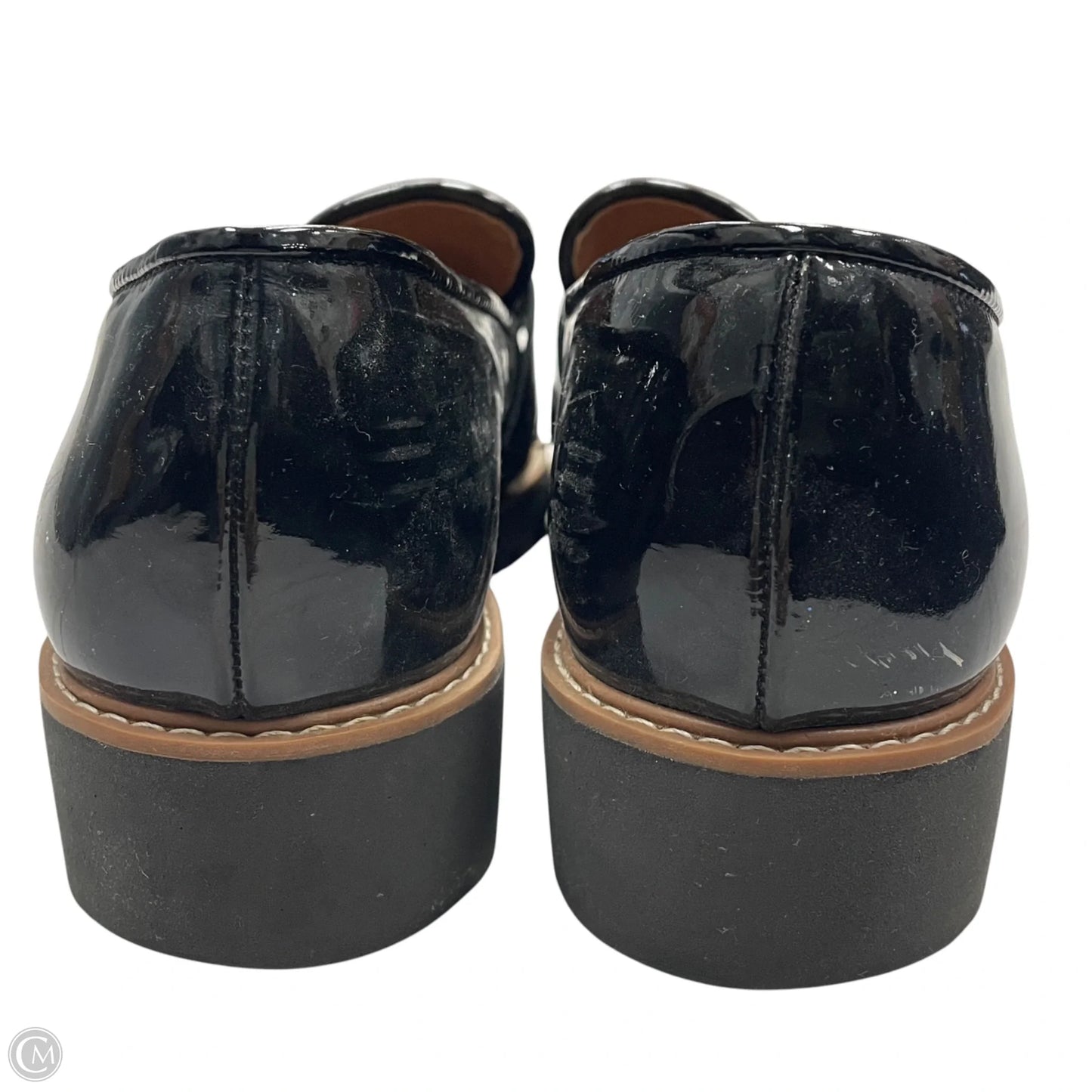 Shoes Flats By Halogen In Black & Grey, Size: 8