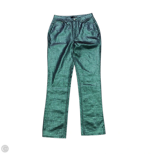 Jeans Straight By Afrm In Green & Purple, Size: 6