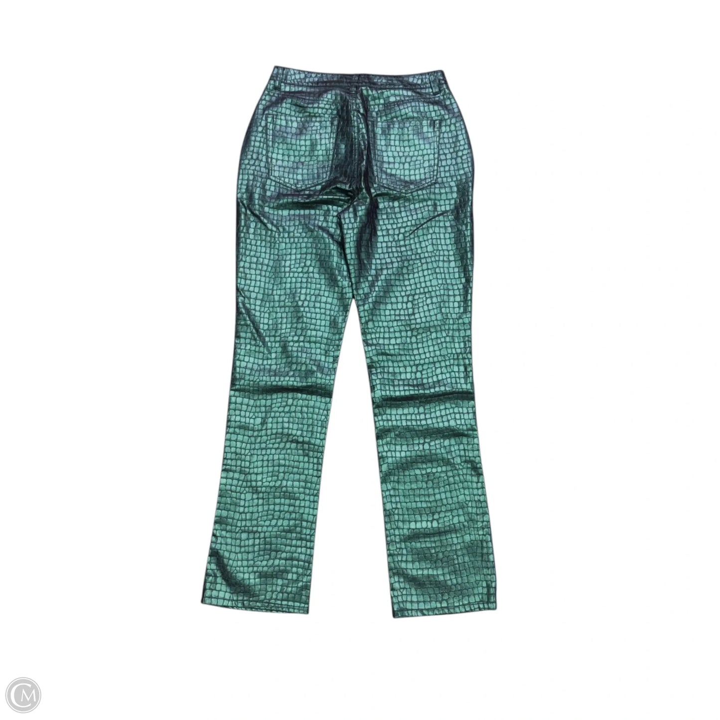 Jeans Straight By Afrm In Green & Purple, Size: 6
