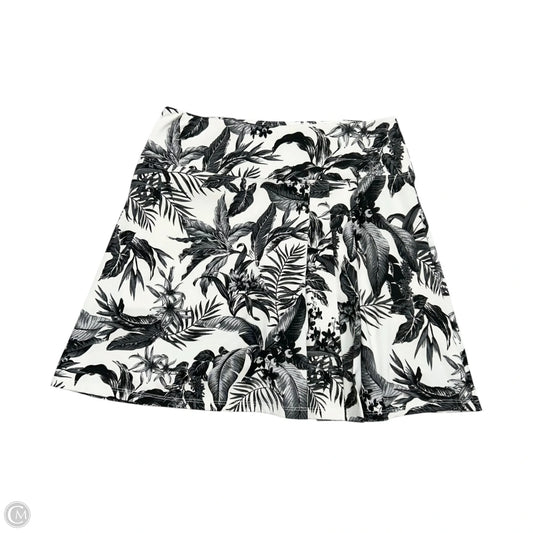 Athletic Skort By Tommy Bahama In Black & White, Size: Xs