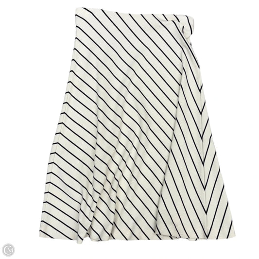 Skirt Maxi By Ann Taylor In Black & White, Size: 2