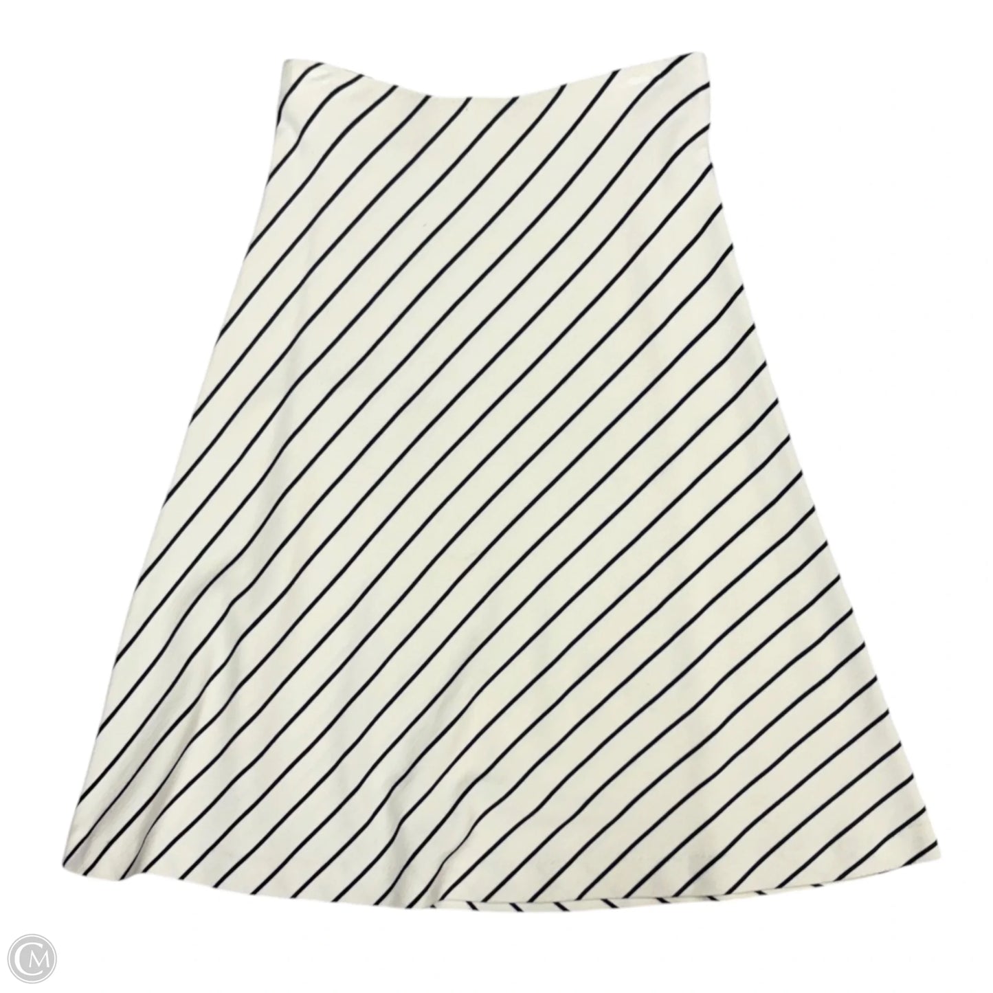 Skirt Maxi By Ann Taylor In Black & White, Size: 2