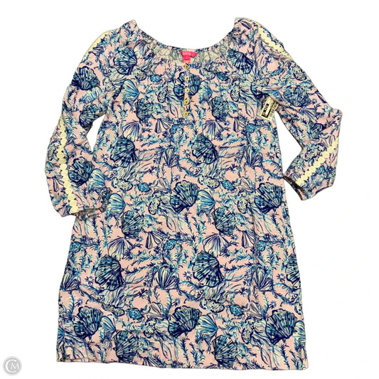 Dress Designer By Lilly Pulitzer In Blue & Pink, Size: L