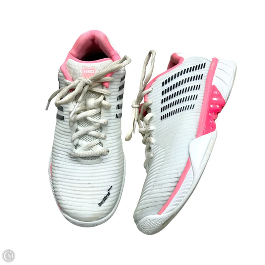 Shoes Sneakers By K Swiss In Pink & White, Size: 8