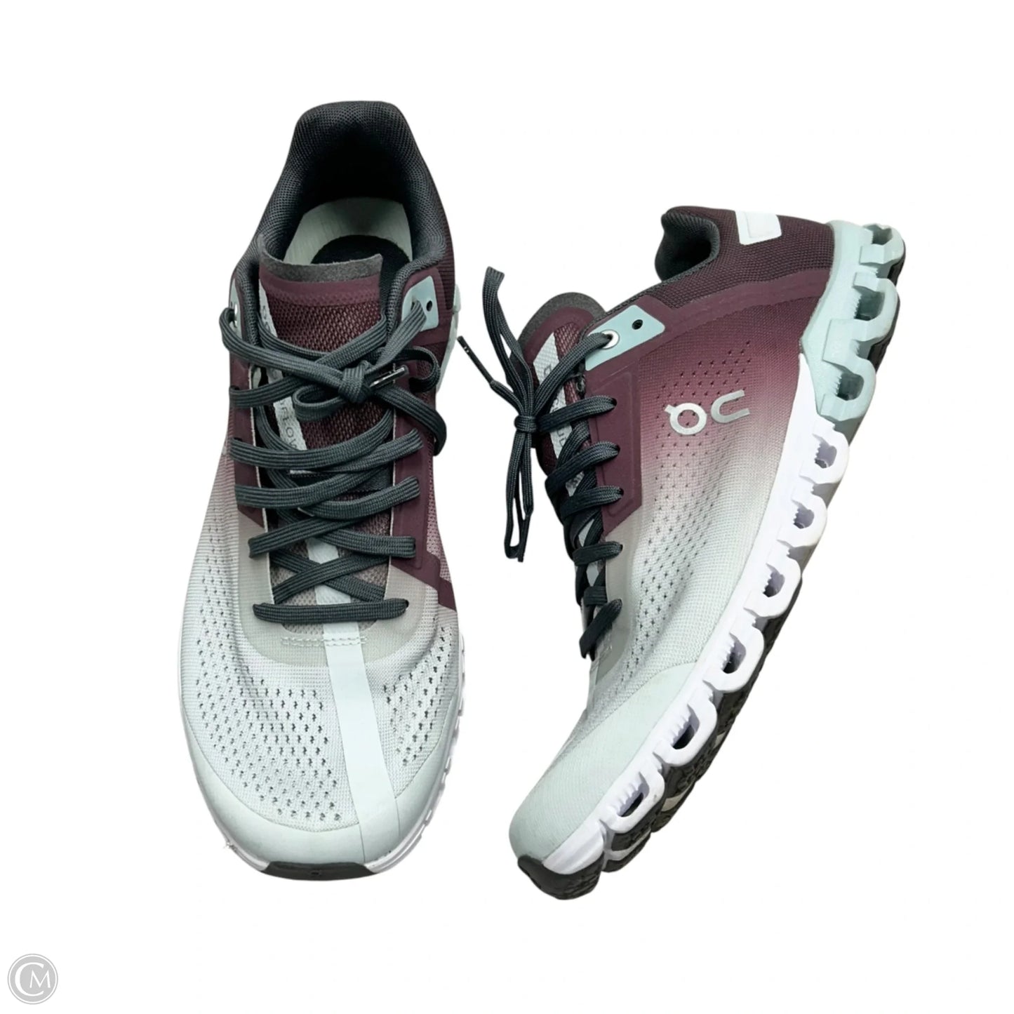 Shoes Sneakers By On Cloud In Grey & Maroon, Size: 10.5