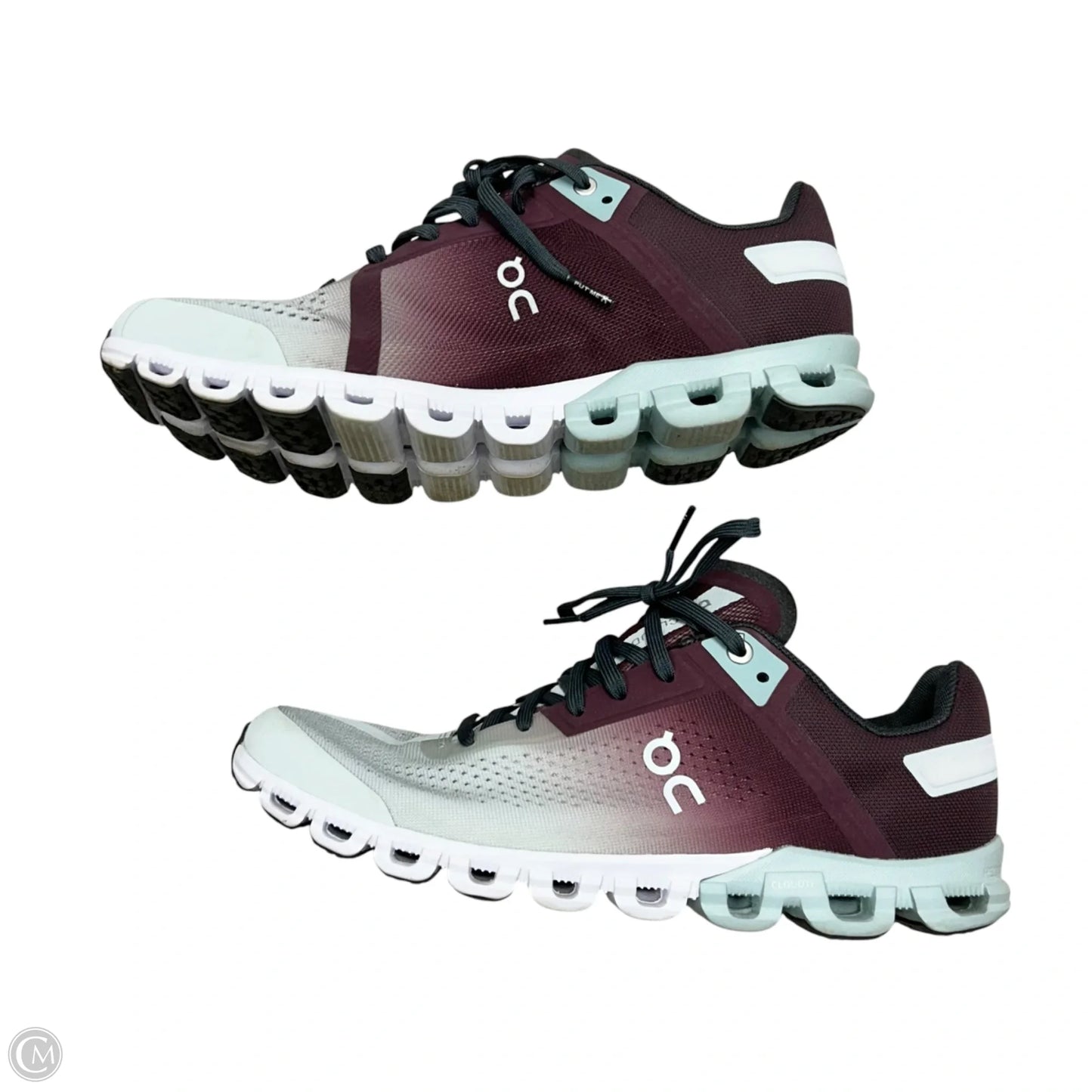 Shoes Sneakers By On Cloud In Grey & Maroon, Size: 10.5
