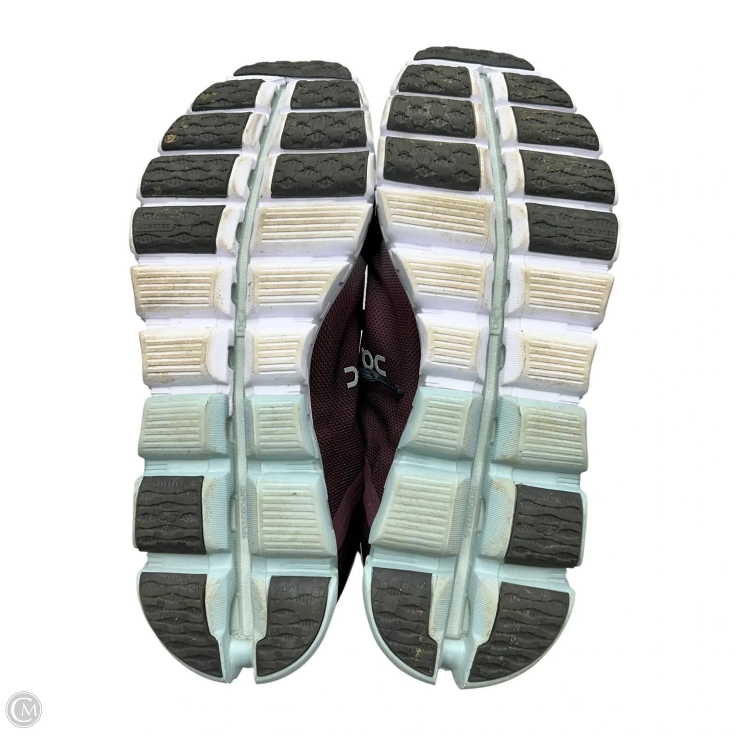 Shoes Sneakers By On Cloud In Grey & Maroon, Size: 10.5