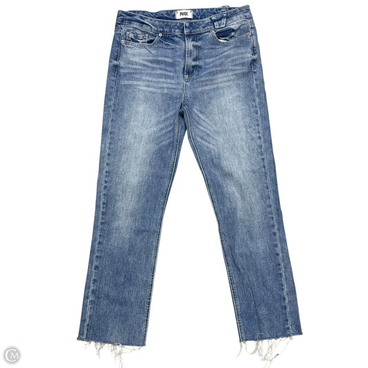 Jeans Skinny By Paige In Blue Denim, Size: 8