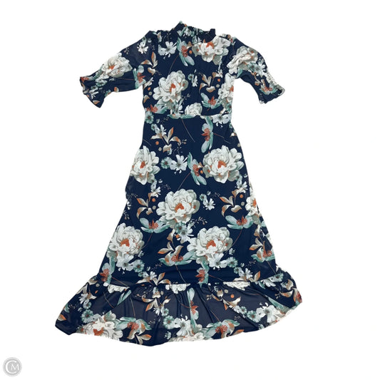 Dress Casual Maxi By Baltic Born In Navy, Size: Xl