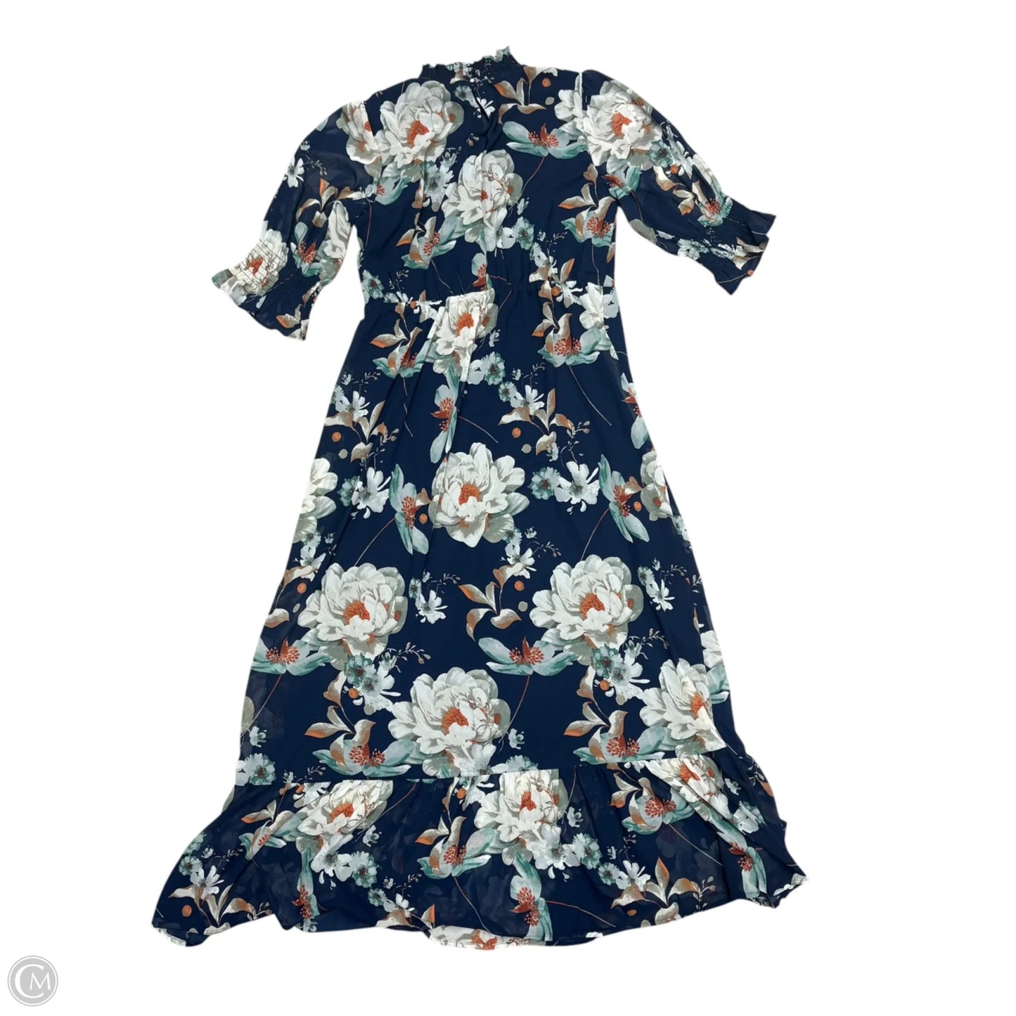 Dress Casual Maxi By Baltic Born In Navy, Size: Xl