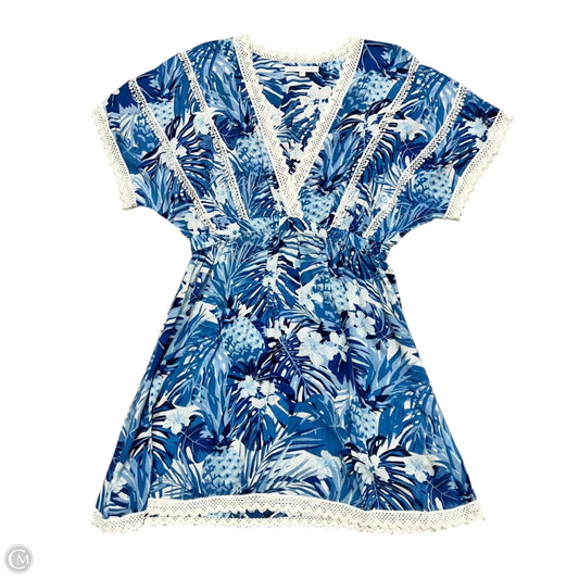 Romper By America & Beyond In Blue & White, Size: M