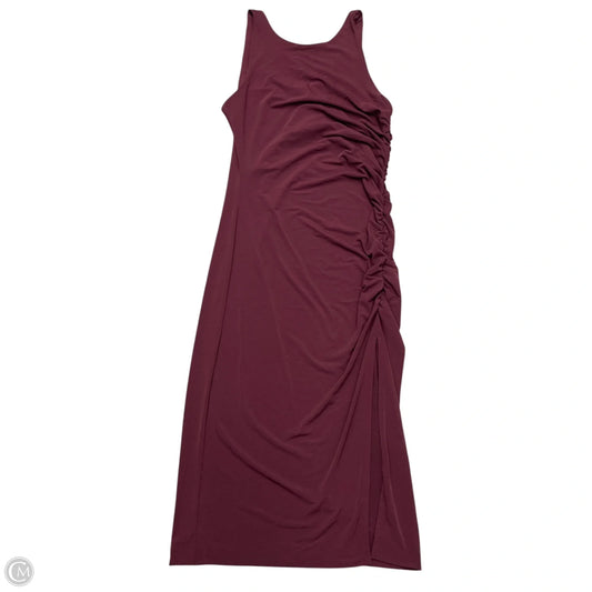 Dress Casual Maxi By Banana Republic In Maroon, Size: M