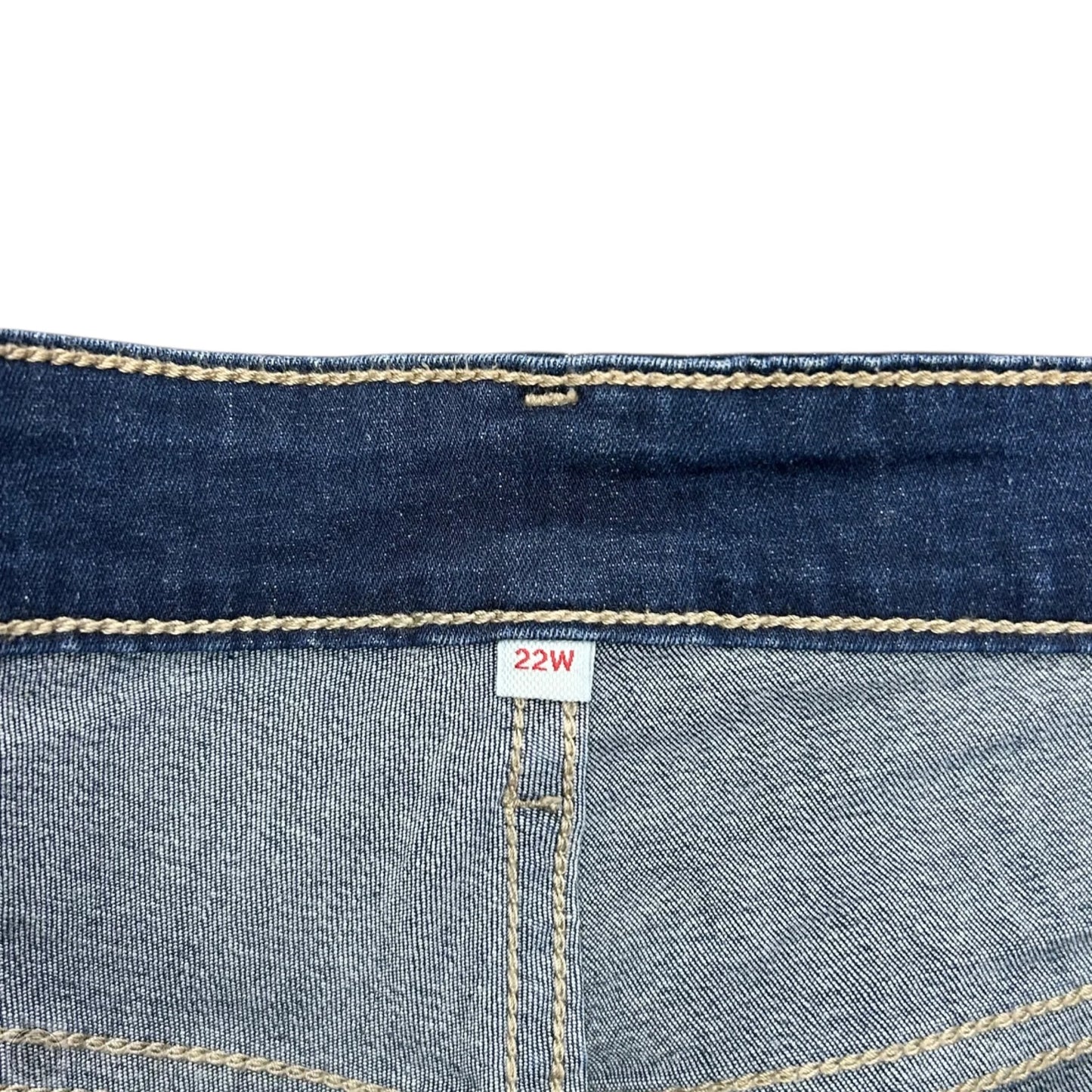 Jeans Cropped By Levis In Blue, Size: 22