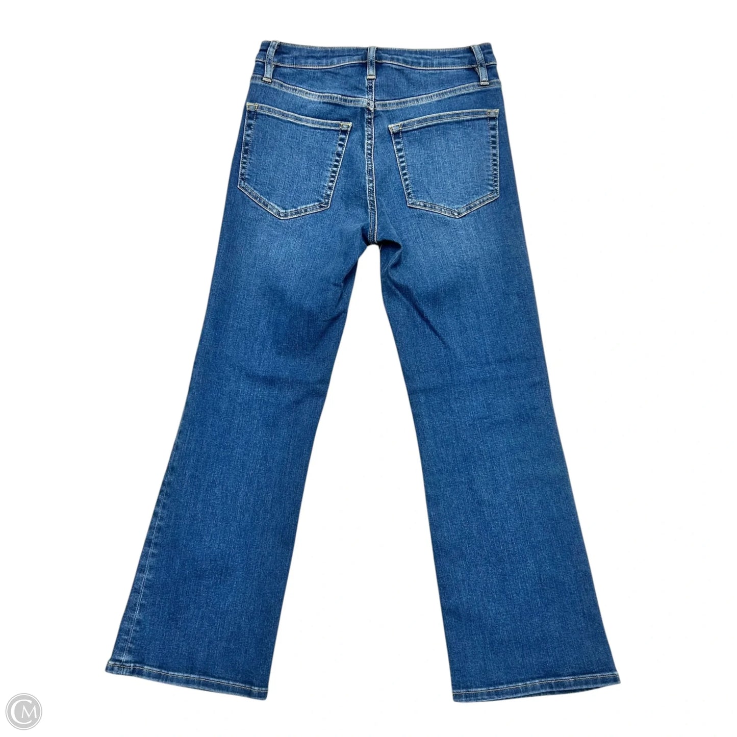 Jeans Boot Cut By Frame In Blue Denim, Size: 6