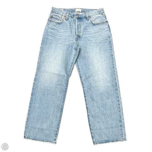 Jeans Straight By Levis In Blue Denim, Size: 6