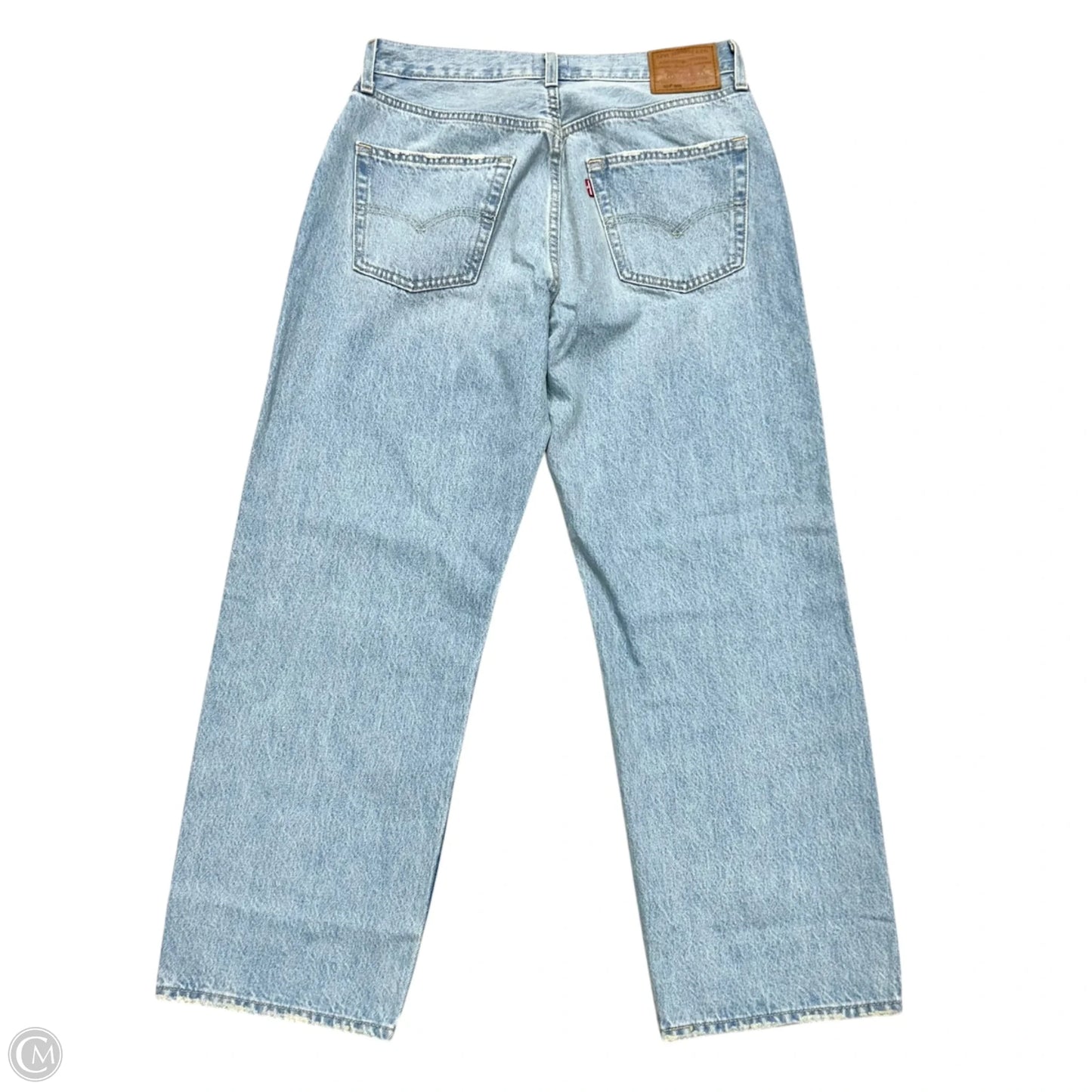 Jeans Straight By Levis In Blue Denim, Size: 6