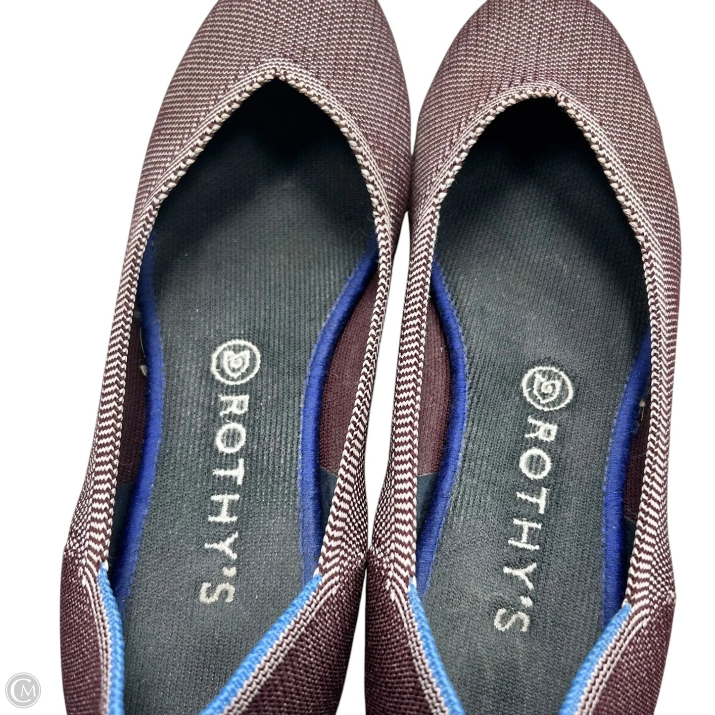 Shoes Flats By Rothys In Maroon, Size: 9