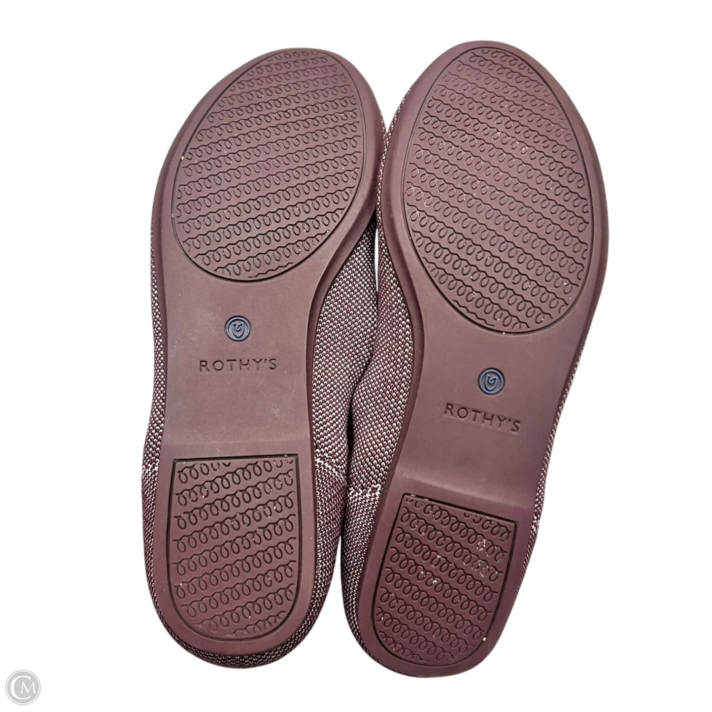 Shoes Flats By Rothys In Maroon, Size: 9